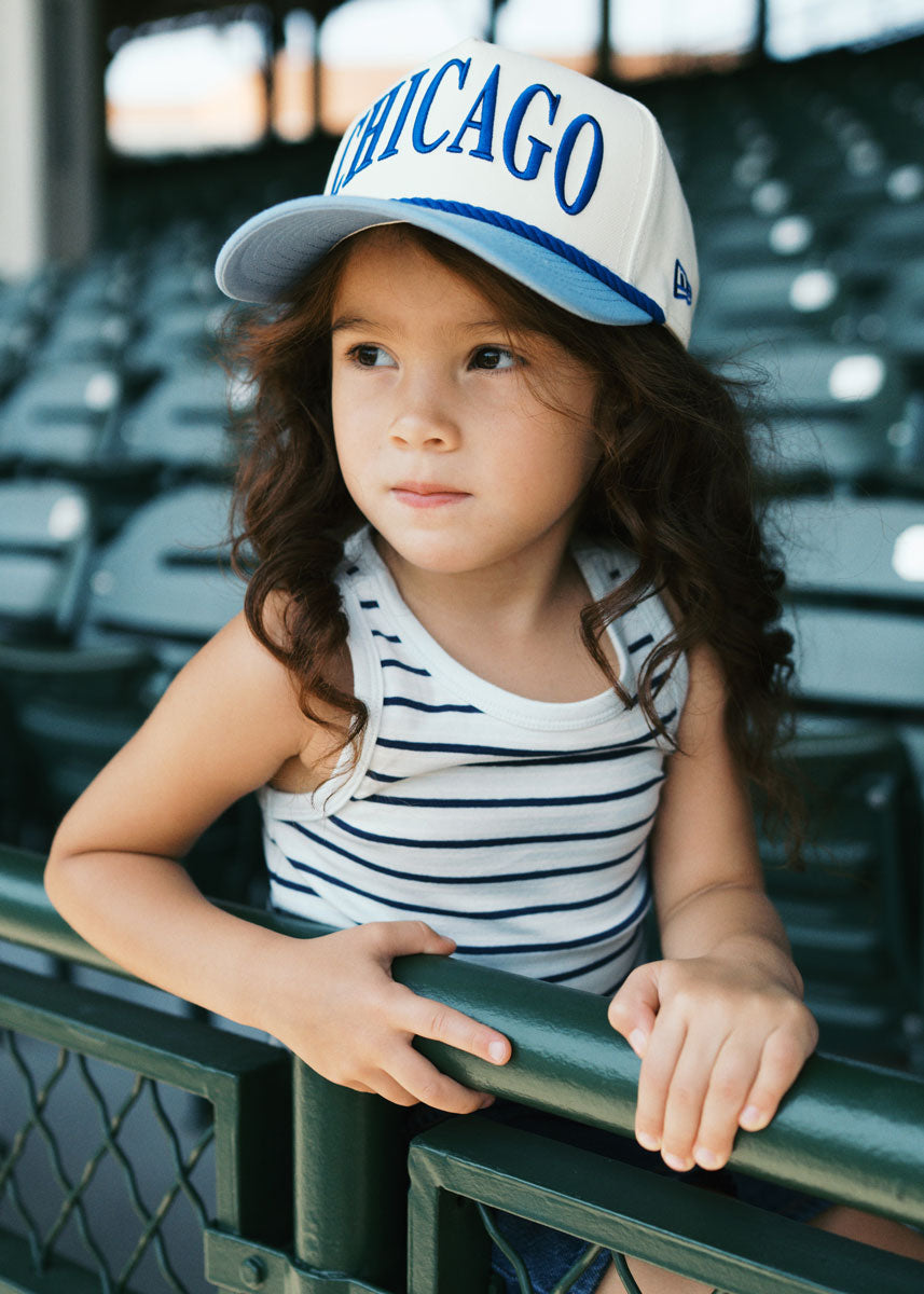 Toddler Chicago Two-Tone Rope Hat - Light Blue & Royal