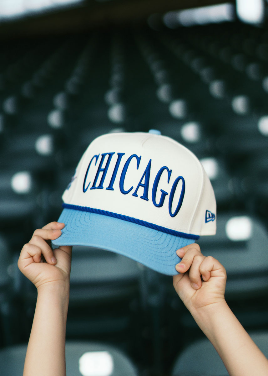 Toddler Chicago Two-Tone Rope Hat - Light Blue & Royal