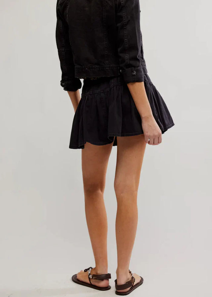 Roselle Denim Mini Skirt - Jet Set