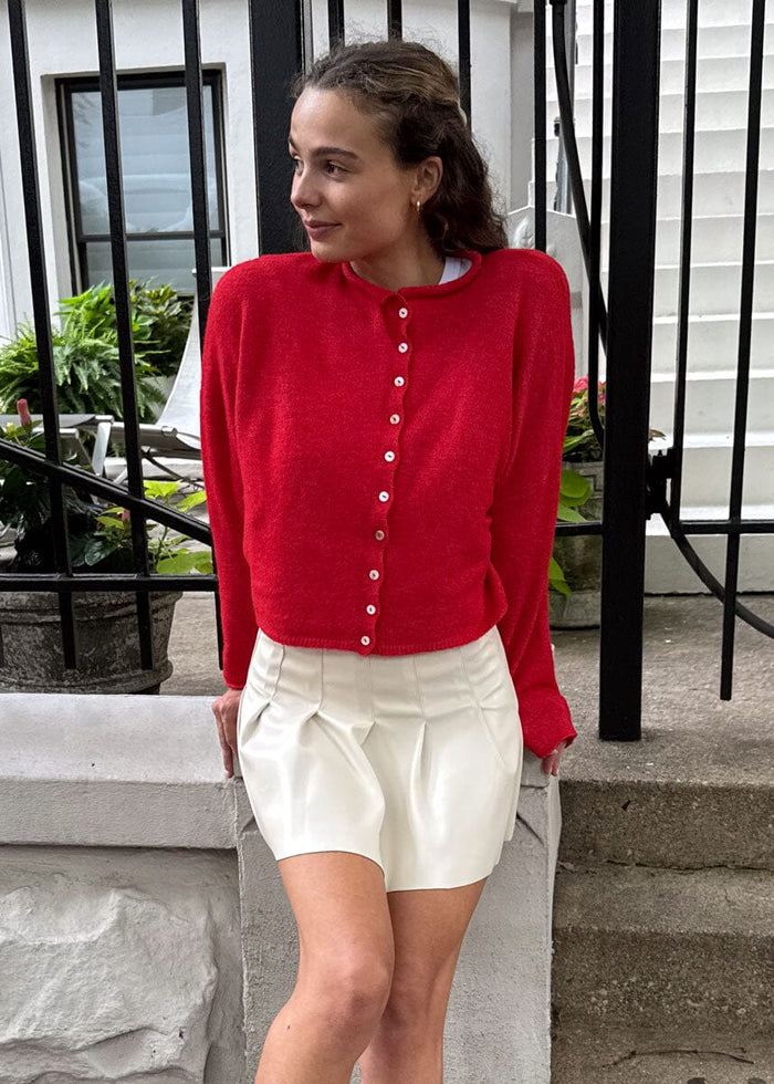 Piper Cardigan - Red