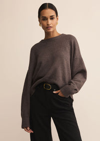 Cirrus Cozy Sweater - Burnt Ash Heather