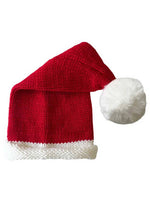 Santa Knit Hat - Red