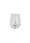 Stemless Holiday Figurine Wine Glasses