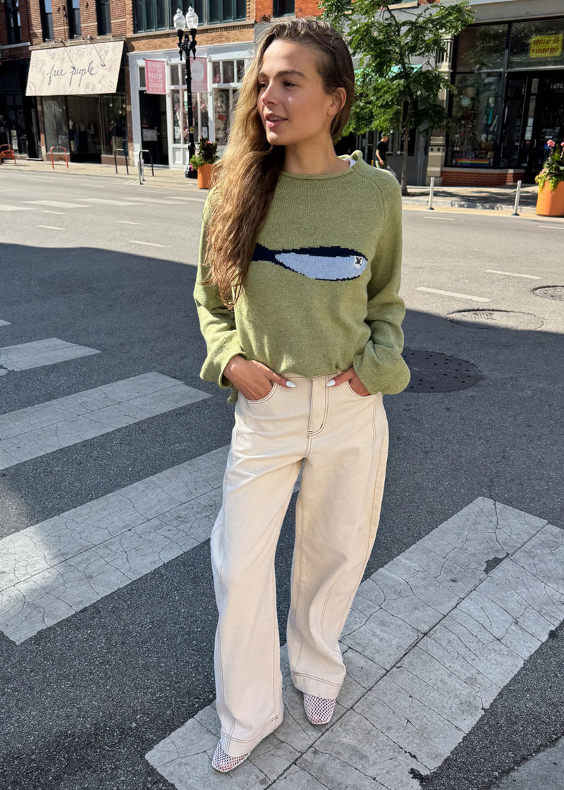 Doris Sardine Sweater - Olive