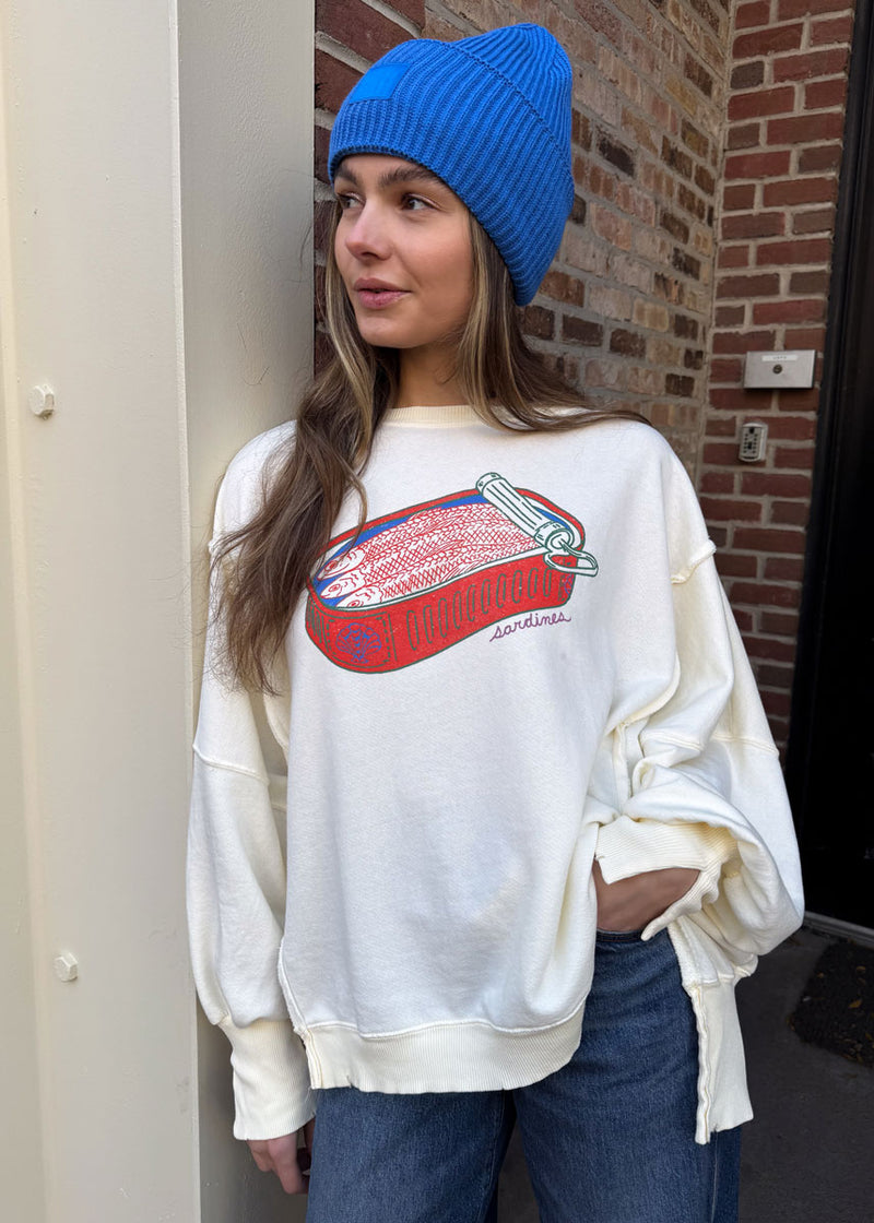 Graphic Camden Pullover - Sardine Combo