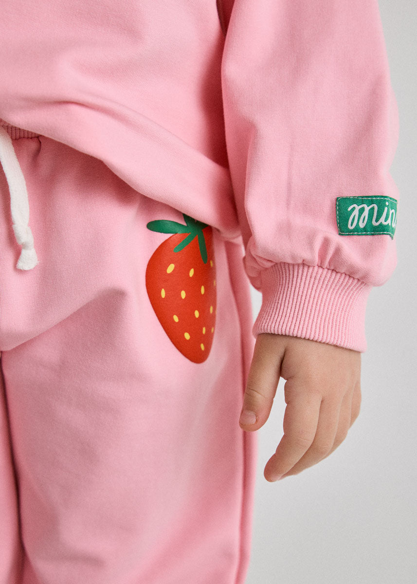 Chicago Strawberry Terry Oversized Sweatsuit Set