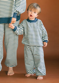 Julian Toddler Set - Blackthorn Berry Stripe