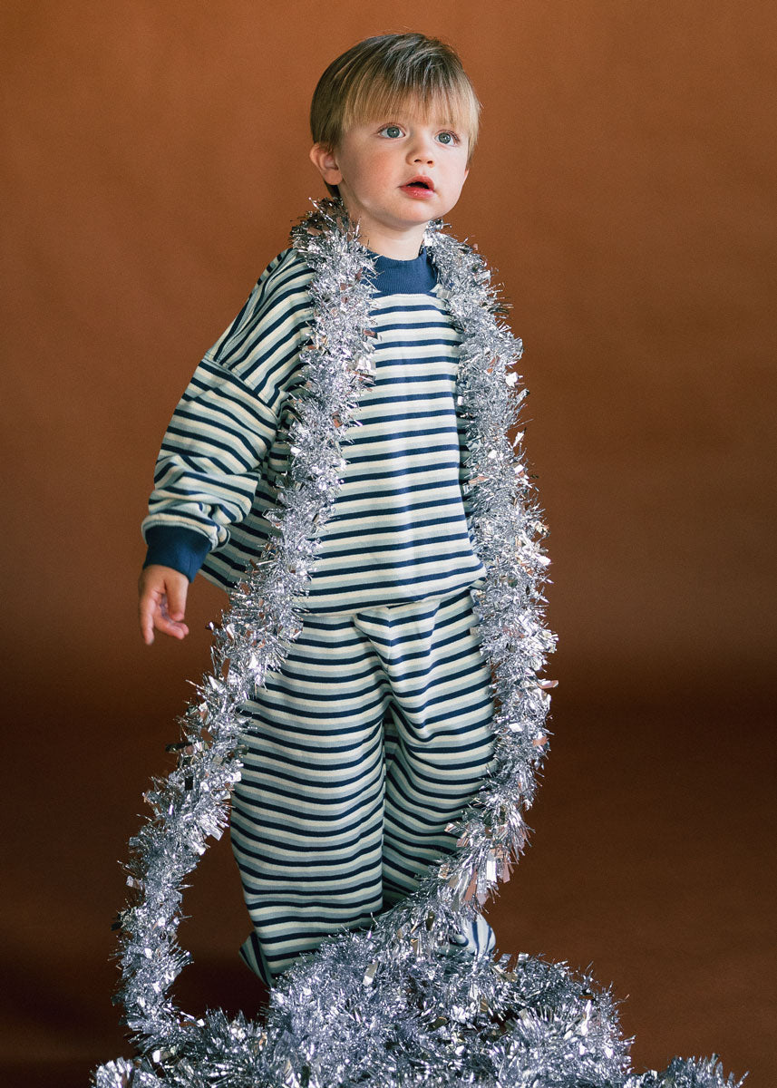 Julian Toddler Set - Blackthorn Berry Stripe