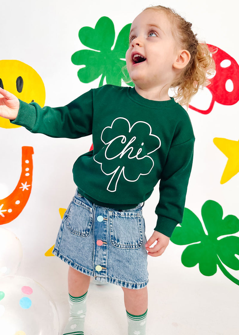 Chi Clover Sweatshirt - Green