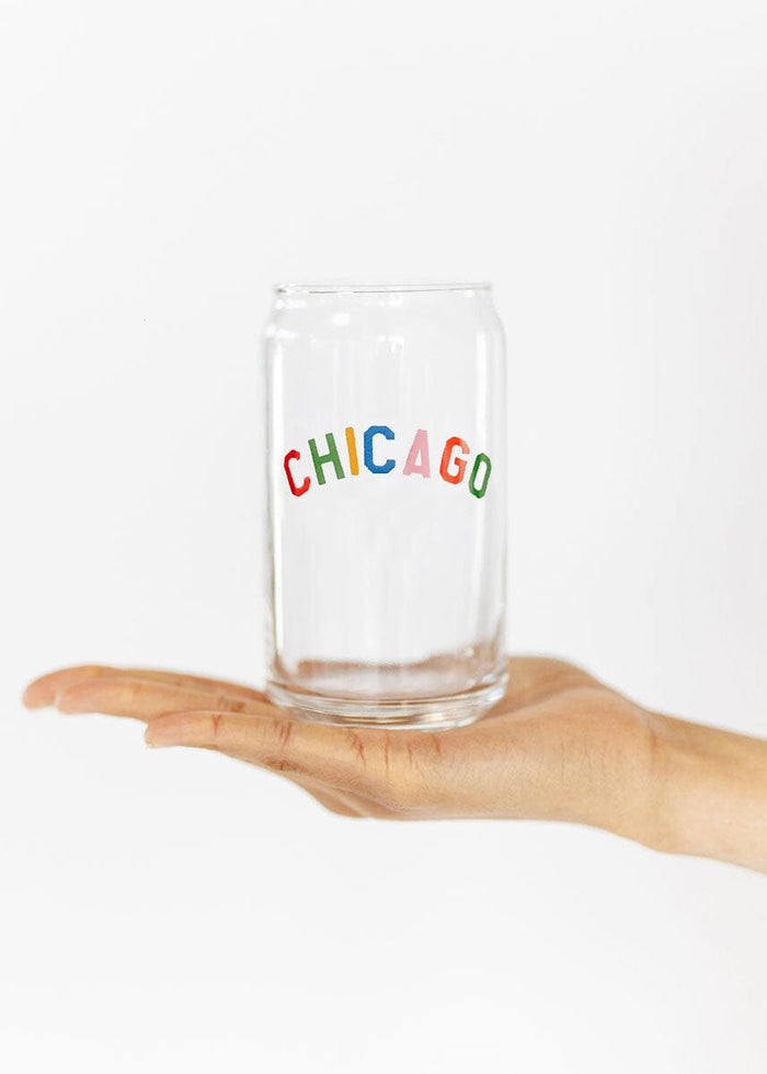 Sweet Home Chicago Can Glass