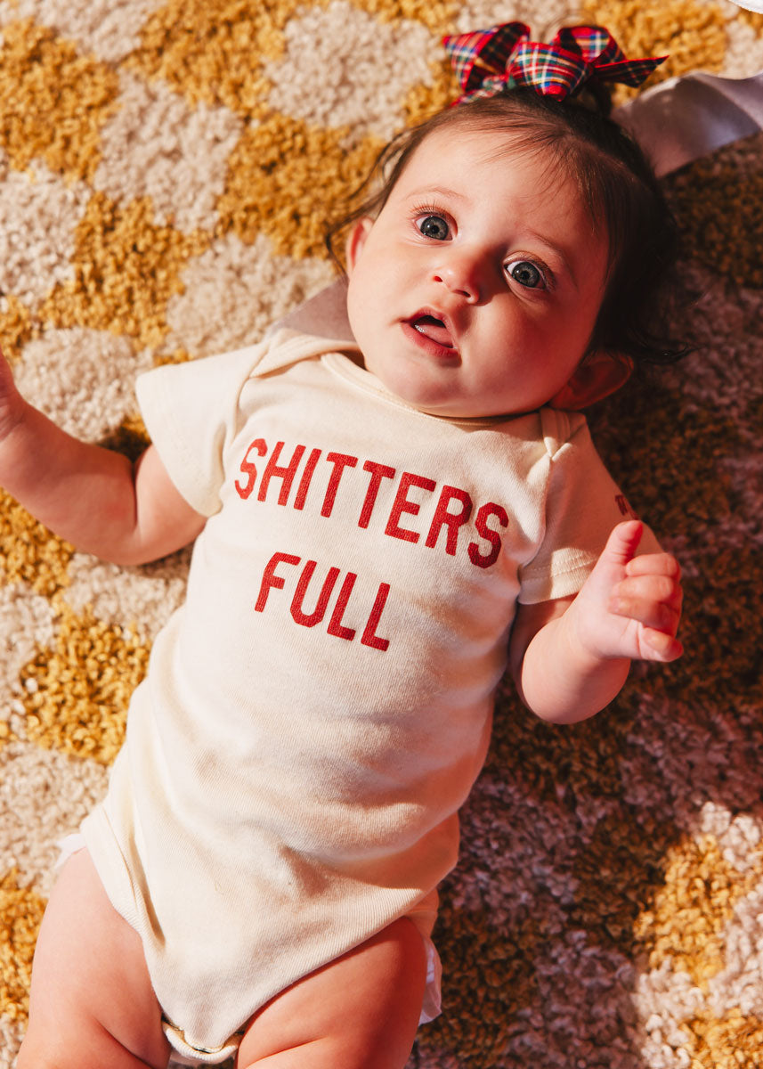 Shitters Full Onesie - Natural