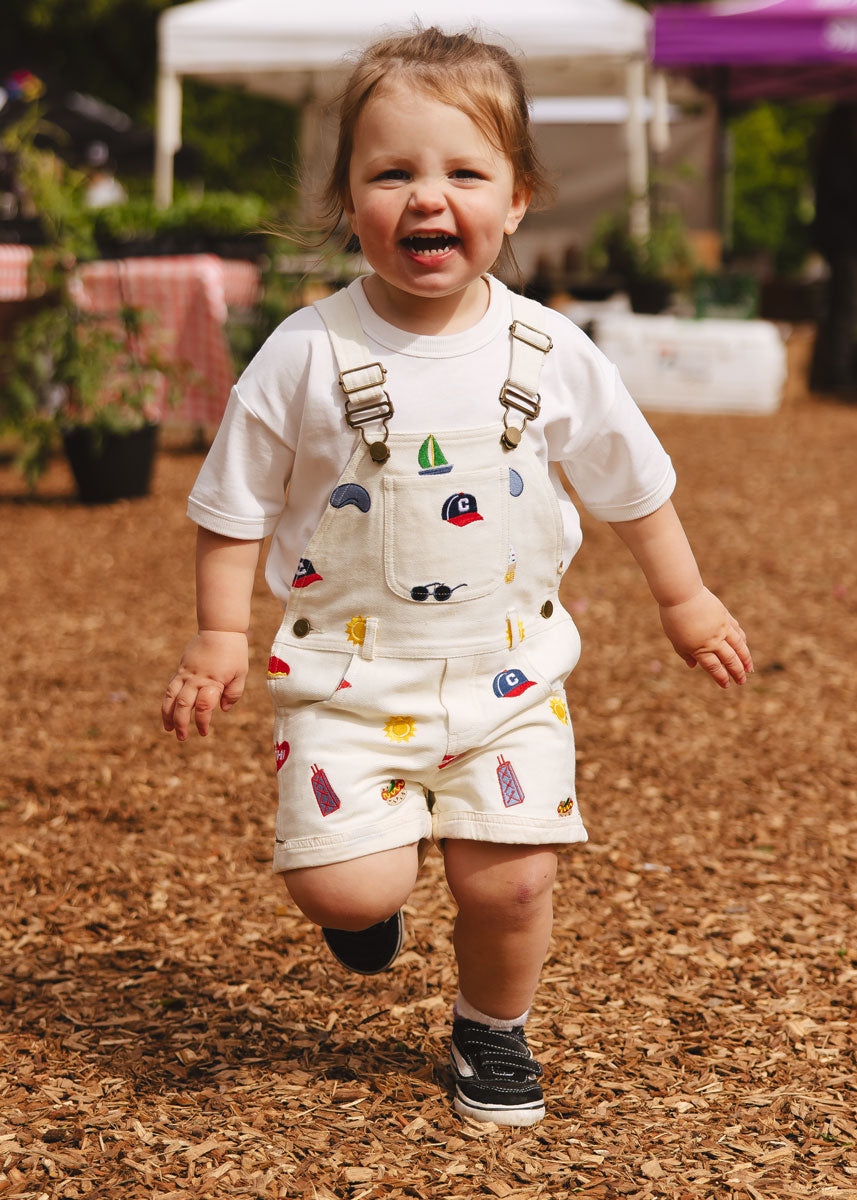 Pre-Order: Chicago Embroidered Shortalls