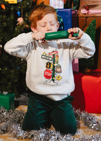 Chicago Christmas Street Sweatshirt