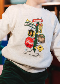 Chicago Christmas Street Sweatshirt