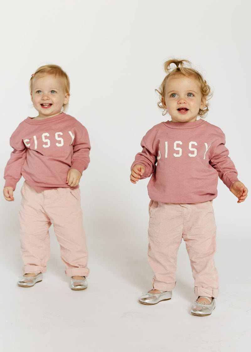 Sissy Crewneck - Dusty Rose