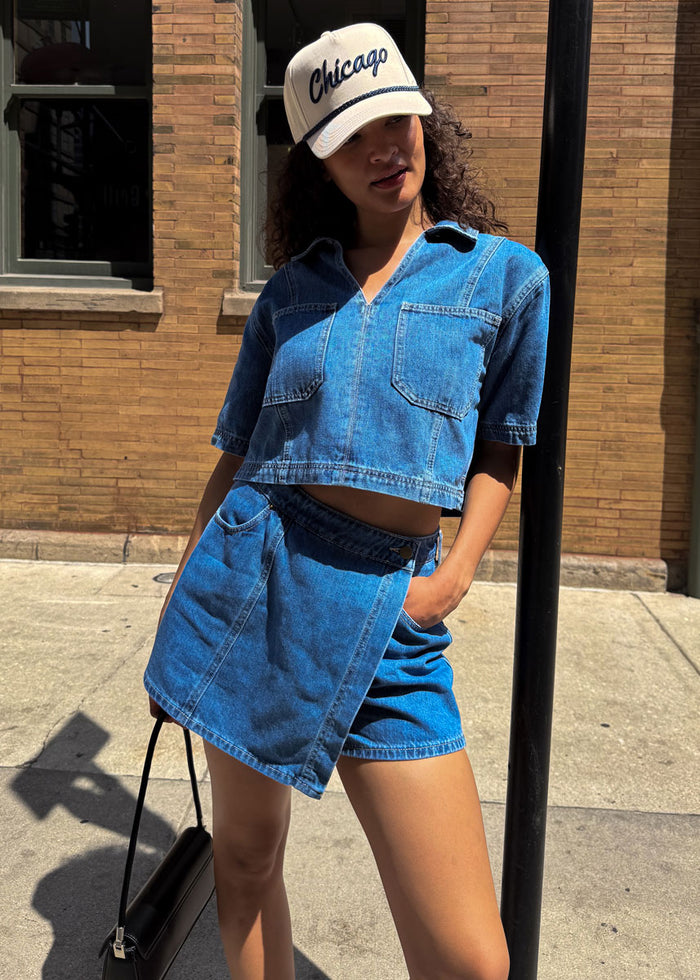 Mikey Denim Skort