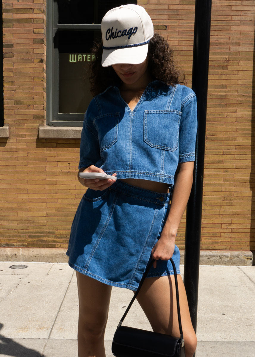 Mikey Denim Skort