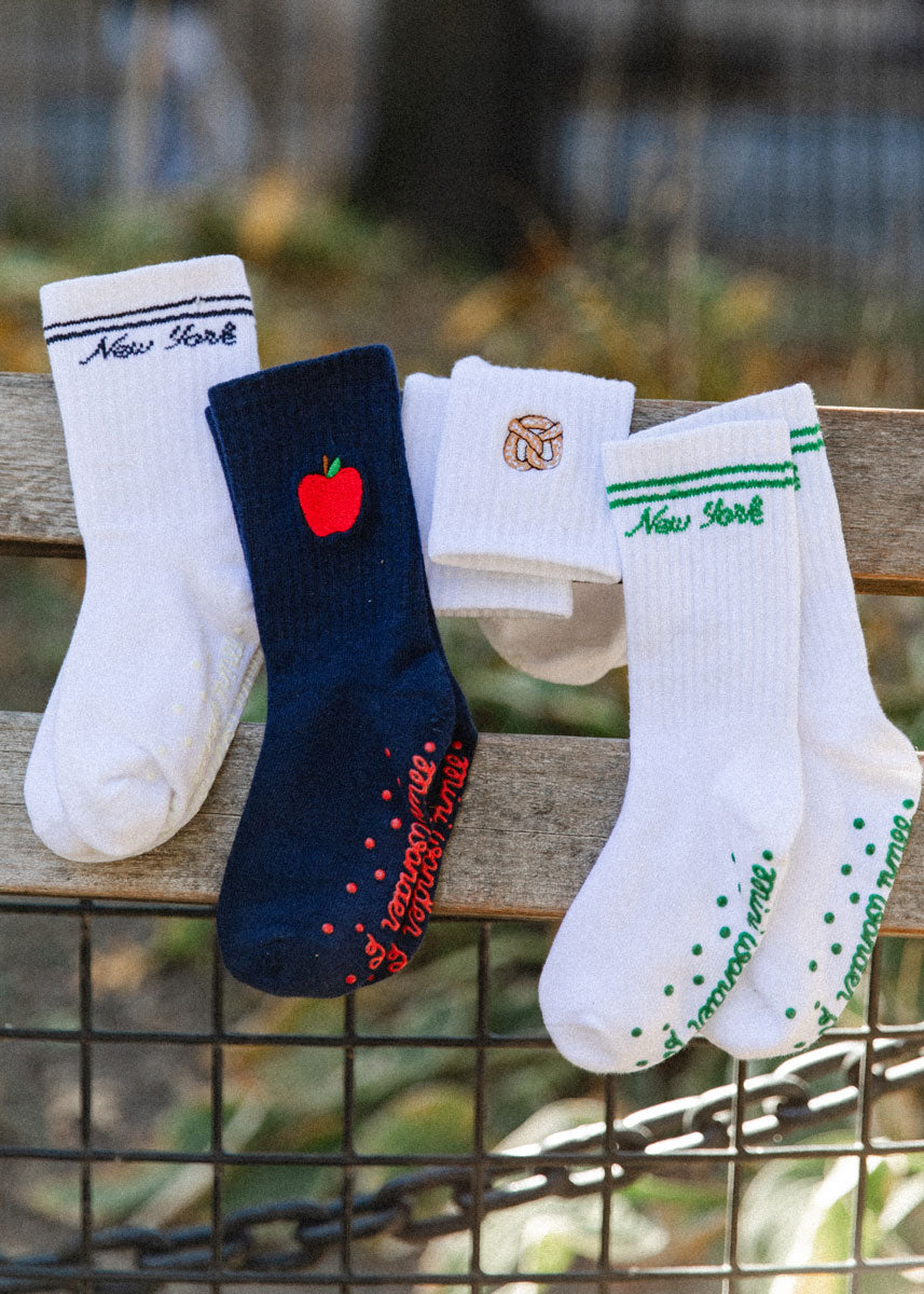 Mini Apple & New York Sock - 2 Pack