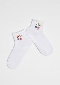 Chicago Icons Ruffle Sock