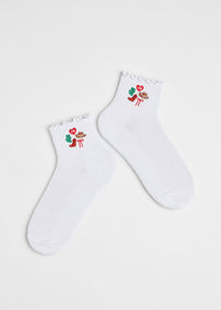 Texas Icons Ruffle Sock