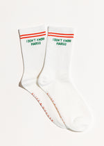 Todd & Margo Long Crew Socks - Ivory