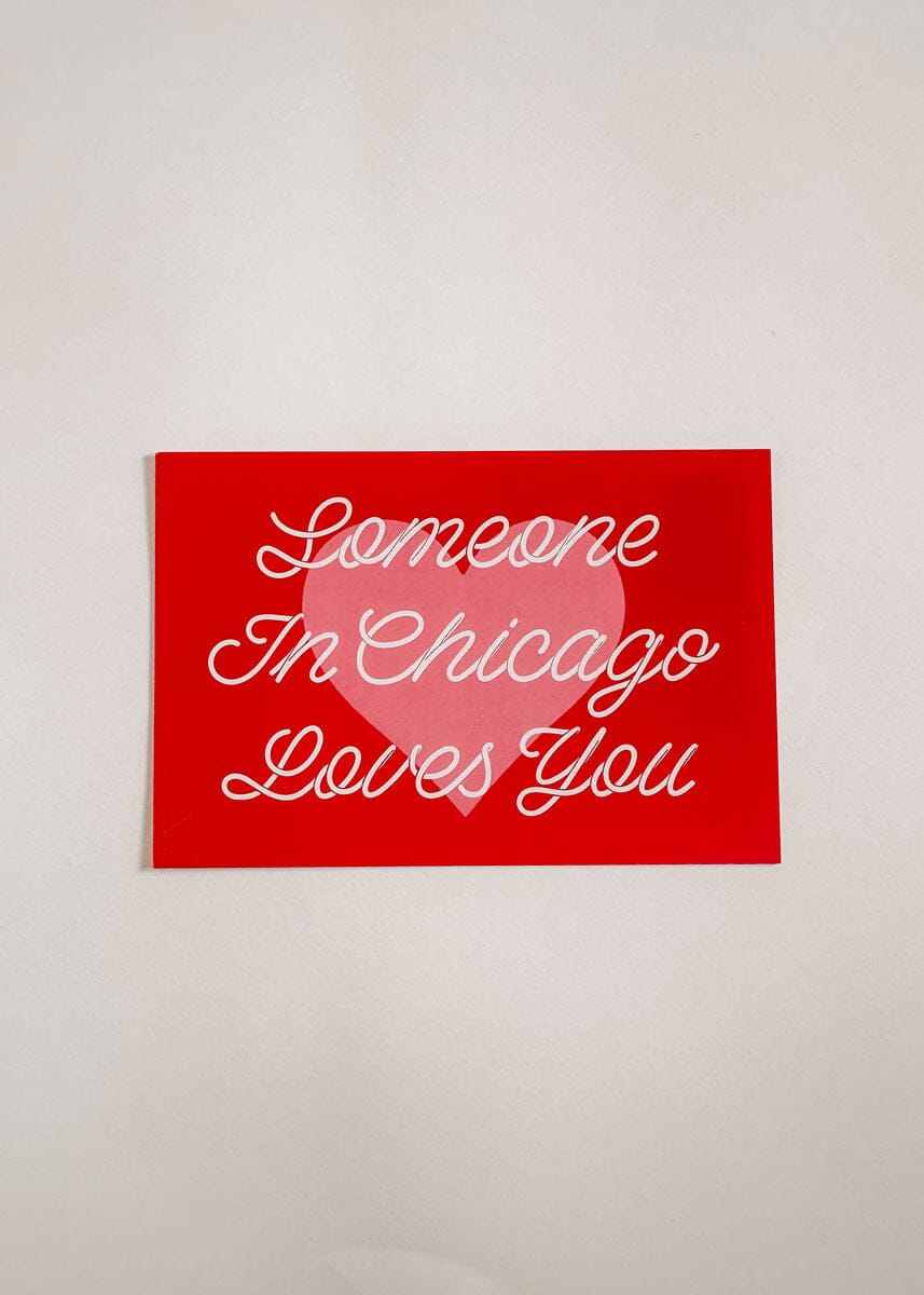 Someone in Chicago Loves You Postcard