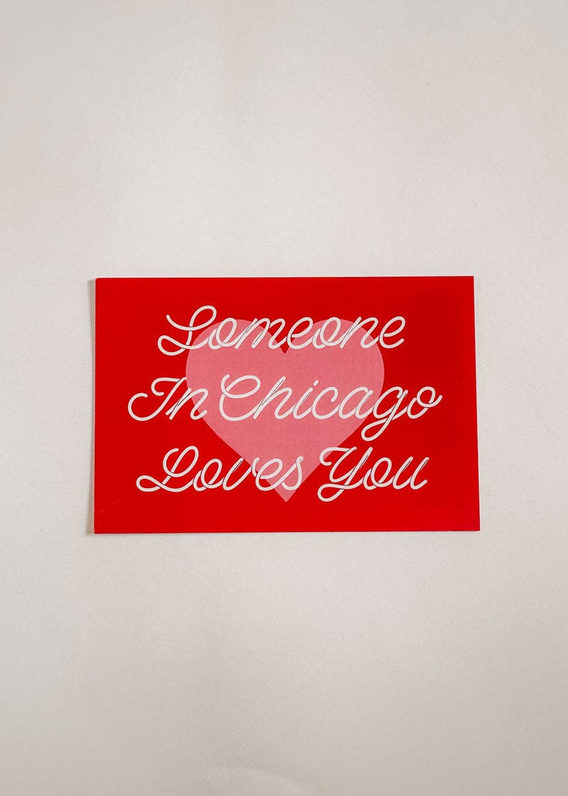 Someone in Chicago Loves You Postcard