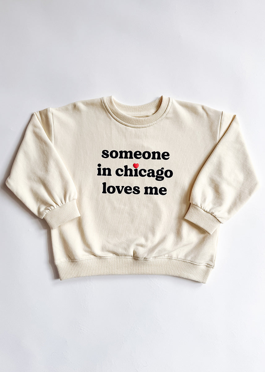 Someone In Chicago Loves Me Oversized Sweatshirt