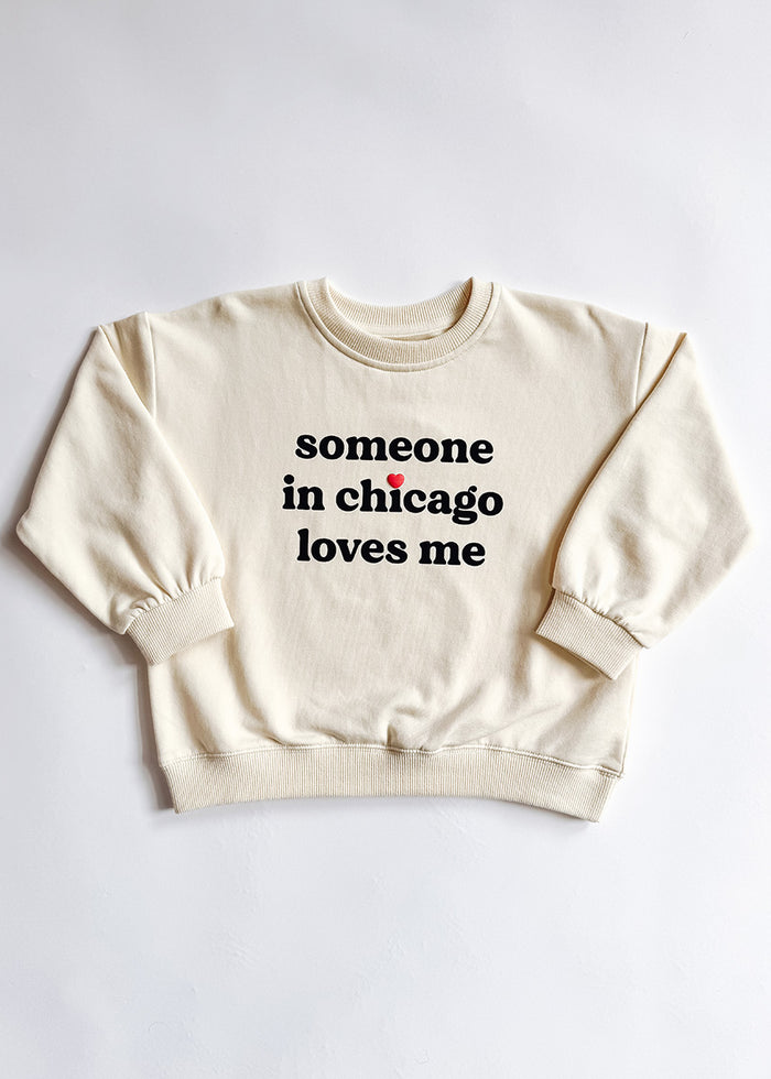 Someone In Chicago Loves Me Oversized Sweatshirt
