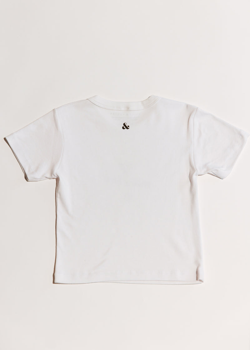 Holiday Spirit Baby Tee - White