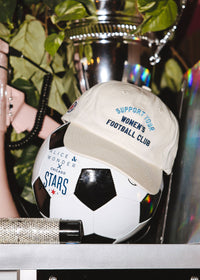 Support Your Women's Football Club Dad Hat - Ivory