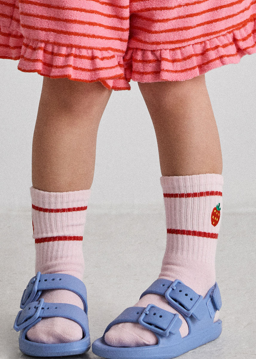 Mini Strawberry Sock - Pink