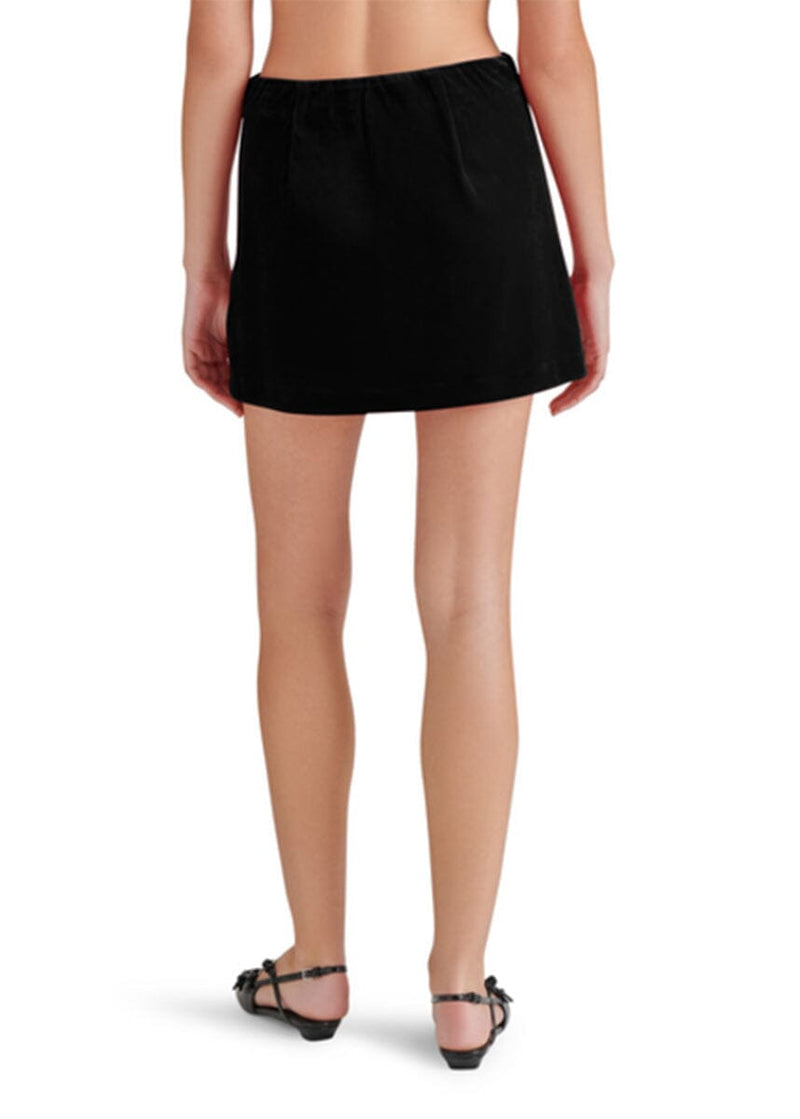 Cindi Velvet Skort - Black