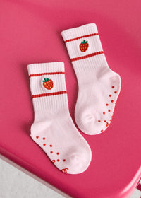 Mini Strawberry Sock - Pink