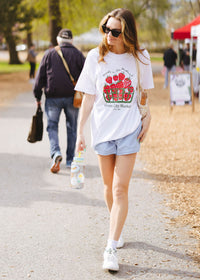Green City Market Strawberry Oversized Tee