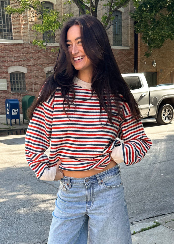 Reina Striped Sweater