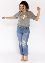 Chicago Style Dog Tee - Heather Grey