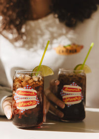 Summer Forever Can Glass