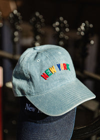 Toddler Sweet Home New York Dad Hat - Denim