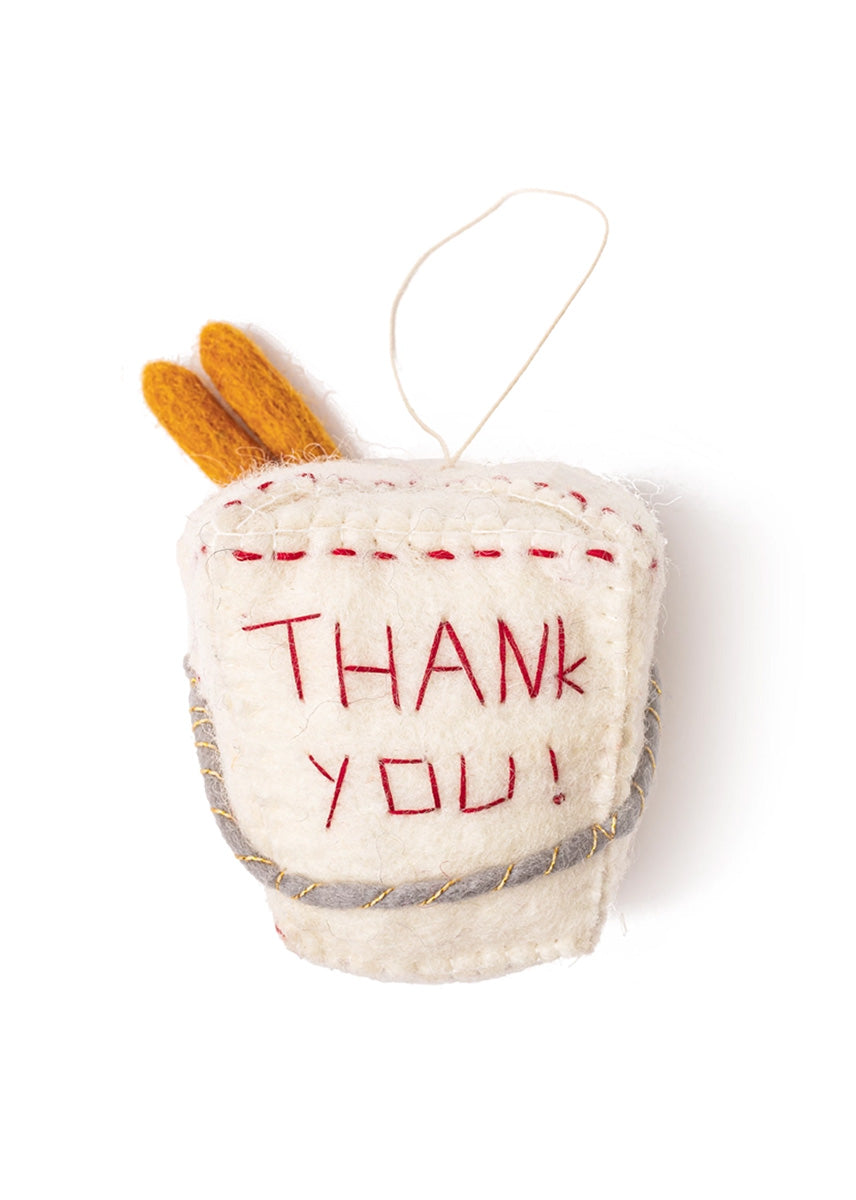Take Out Box Felt Ornament