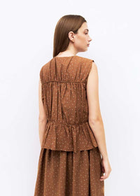 The Melinda Top - Brown