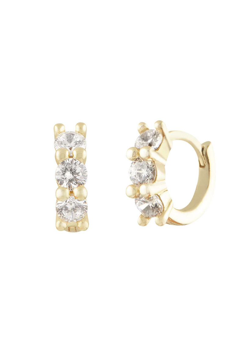 Éclat Hoops - Gold Vermeil
