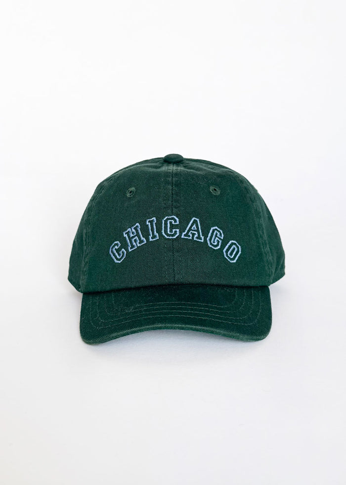 Toddler Chicago Arch Dad Hat - Green & Blue