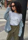 Third Coast Classic Crew Sweatshirt - Heather Grey & White