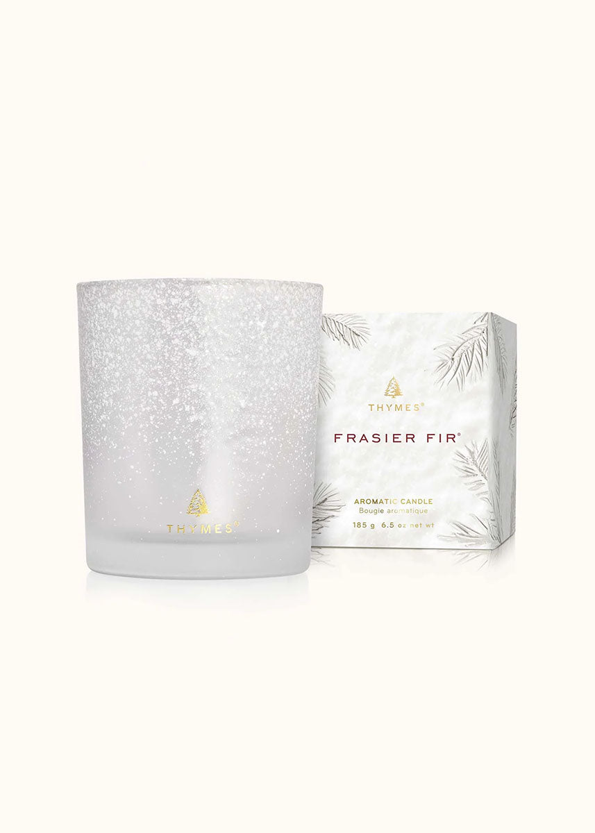 Frasier Fir Flocked Poured Candle - 6.5oz