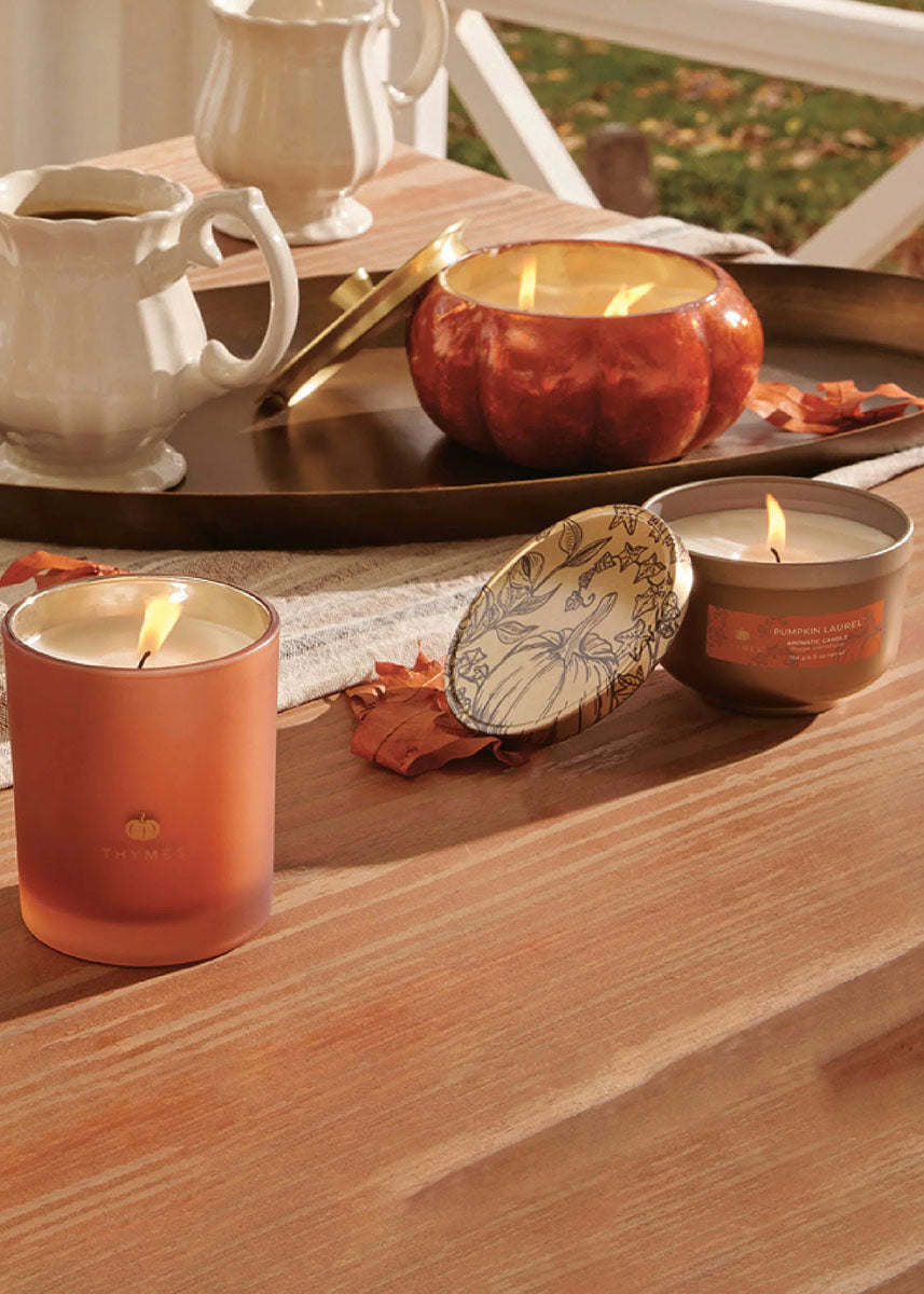 Pumpkin Laurel Large Candle - 15oz