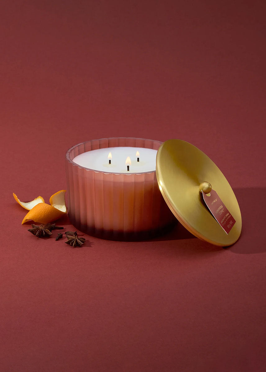 Pomander Clove 3 Wick Candle - 18oz