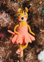 Tutu Ballerina Animal Ornament