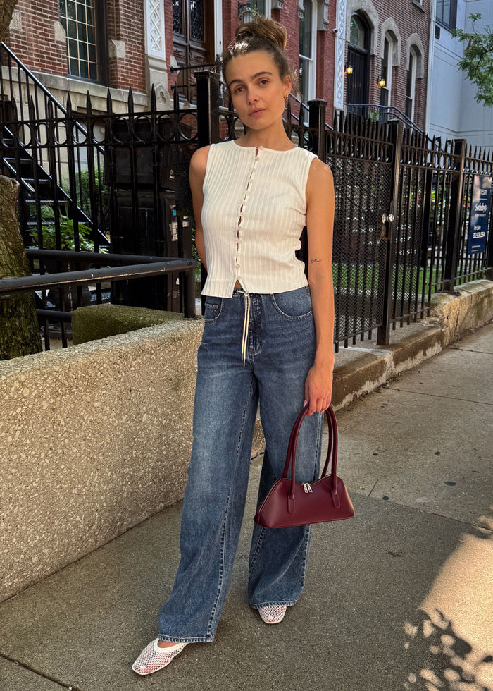 Tilly Vest - Ivory