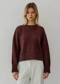 The Asher Sweater - Brown